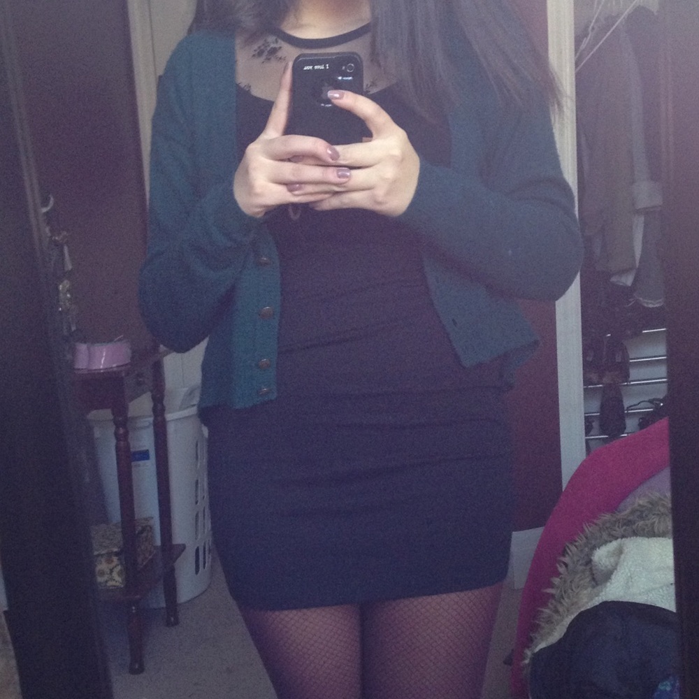 Forever 21 black lace dress - Picture 6 of 6